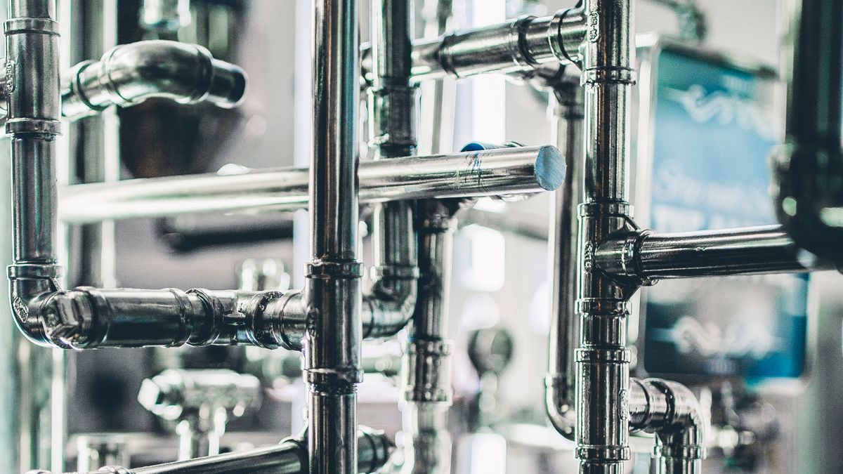 Chrome pipe lines