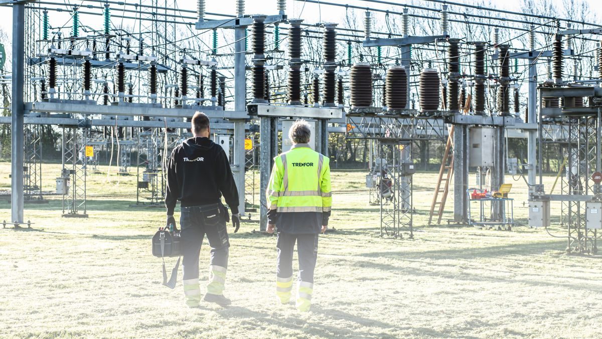 Electrical transformer substation