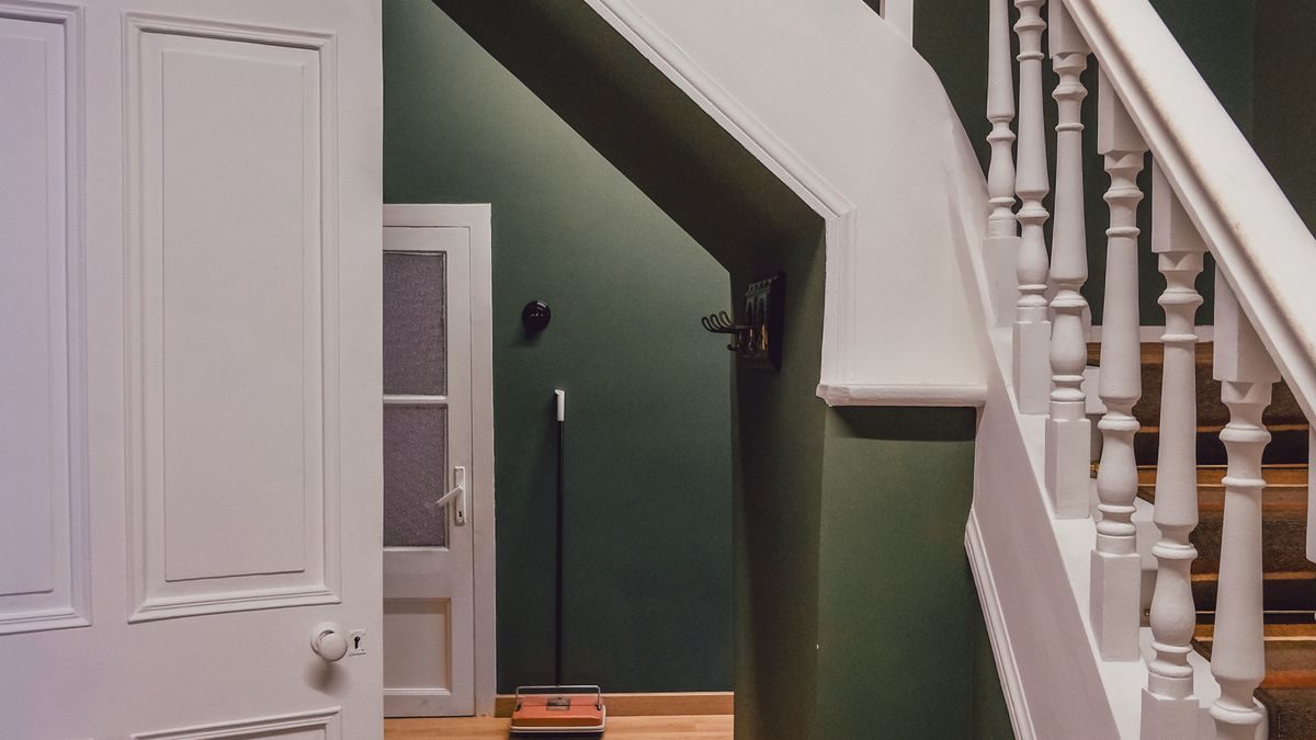 Wooden staircase